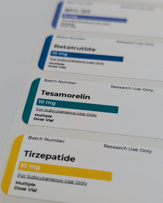 Scientific Vial Labels